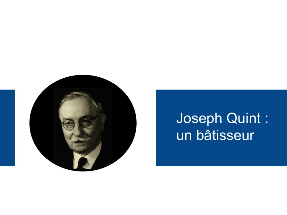 Portrait de Joseph Quint